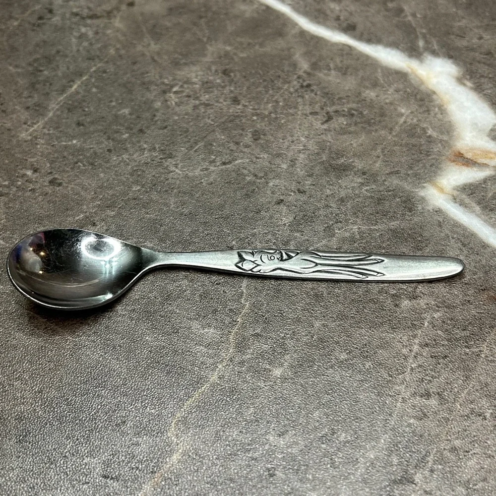 Vintage Disney Bambi Baby Spoon Stainless by Bonny Walt Disney Productions Japan